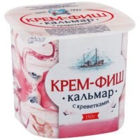 Паста рыбная Крем-Фиш кальмар-креветки 150г 1 шт