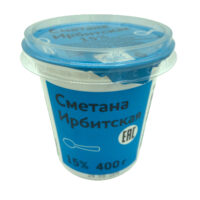 Сметана Ирбитская 15% 400г БЗМЖ 1 шт