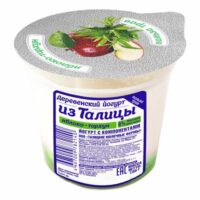 Йогурт Из Талицы яблоко-тархун 8% 130 г 1 шт