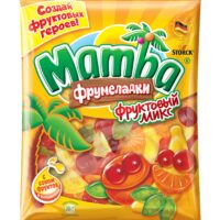 Жевательный мармелад Mamba фруктовый микс 140 г 1 шт