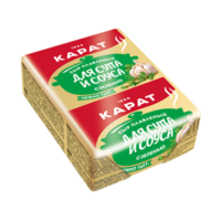 Плавленый сыр Карат для супа и соуса с зеленью 45% 90 г 1 шт