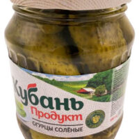 Огурцы Кубань продукт соленые 680г 1 шт