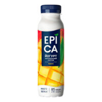 Питьевой йогурт Epica манго 2,5% БЗМЖ 260 г 1 шт