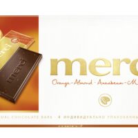 Шоколад Merci горький с соком апельсина и кусочками миндаля 100 г 1 шт