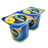 Продукт йогуртный Fruttis Сливочное лакомство Дыня-Манго Банан-Клубника 5% 115г 1 шт