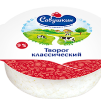 Творог рассыпчатый Савушкин Хуторок 9% 300 г 1 шт