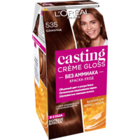 Стойкая краска-уход для волос Casting Creme Gloss без аммиака, оттенок 535, Шоколад 1 шт