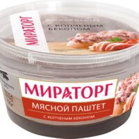 Паштет из печени Мираторг с копченым беконом 130 г 1 шт