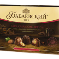 Конфеты Бабаевские миндаль и ореховый крем в темном шоколаде 200г 1 шт