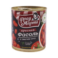 Фасоль красная Фрау Марта стерилизованная в томатном соусе 1 шт