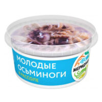 Осьминог Меридиан молодой в рассоле 430 г 1 шт