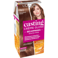 Стойкая краска-уход для волос L'Oreal Paris Casting Creme Gloss без аммиака, оттенок 780, Ореховый Мокко 1 шт
