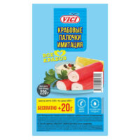 Крабовые палочки Vici охлажденные 220 г 1 шт