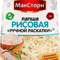 Лапша рисовая МАКСТОРИ ручной раскатки, 250г 1 шт