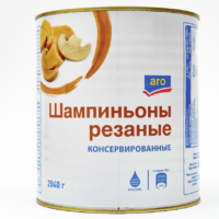 Шампиньоны ARO резаные, 3100мл 1 шт