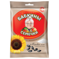 Семя подсолнечное Бабкины семечки соленые 0.1 кг. 1 шт