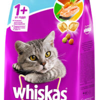 Корм Whiskas Вкусные подушечки с нежным паштетом Аппетитный обед с лососем для взрослых кошек 1,9 1 шт