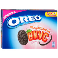 Печенье Oreo с какао и начинкой со вкусом клубники 228г 1 шт