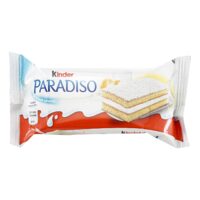 Пирожное бисквитное Kinder Paradiso с молочной начинкой и вкусом лимона, 29г 1 шт