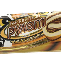 Рулет бисквитный с какао Тигровый 175г 1 шт
