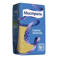 Пшено Мистраль Золотое шлифованное 900 г 1 шт
