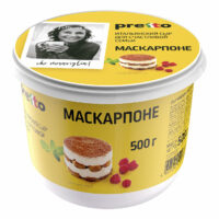 Сыр мягкий Pretto Маскарпоне 80% 500 г 1 шт