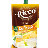 Соус Mr.Ricco Сырный с изысканными сортами сыра 210 г 1 шт