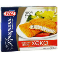 Филе Vici хека порции в панировке замороженные, 300г. 1 шт