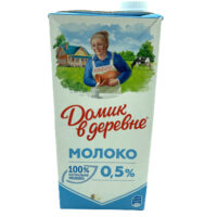 Молоко Домик в деревне ультрапастеризованное 0,5% 950г. 1 шт
