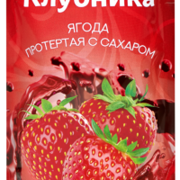 Клубника протертая с сахаром Буздякский 280г 1 шт