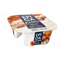 Йогурт Epica Crispy с карамелью и семянами подсолнечника, орех в карамели БЗМЖ 1 шт