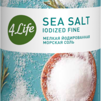 Соль морская 4Life йодированная мелкая 250 г 1 шт