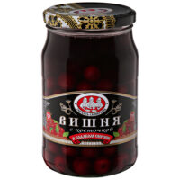 Вишня Скатерть-Самобранка с косточкой в сладком сиропе 720 г 1 шт