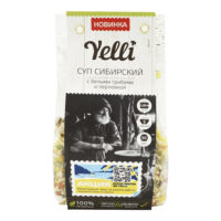 Суп Yelli Сибирский с белыми грибами и перловкой 125 г 1 шт
