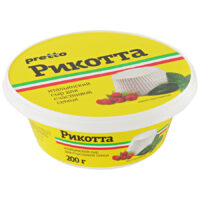 Сыр Pretto Рикотта 30% 200 г Умалат 1 шт