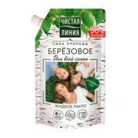 Жидкое мыло Чистая Линия Березовое для всей семьи 500 мл 1 шт