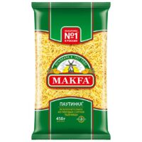 Макаронные изделия Makfa вермишель тонкая 450г высший сорт 1 шт