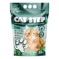 Наполнитель Cat Step для кошачьего туалета Силикагель 3,8 л 1 шт