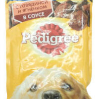 Корм Pedigree для взрослых собак с говядиной и ягненком 85г 1 шт