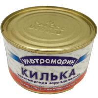 Килька неразделанная обжаренная в томатном соусе Ультрамарин 240г 1 шт