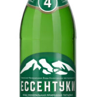 Вода минеральная Ессентуки 4 природная питьевая лечебная столовая 450мл 1 шт