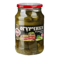 Огурцы Скатерть-Самобранка Бочковые соленые 900 г 1 шт