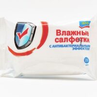 Салфетки Aro влажные антибактериальные 20 шт 1 шт