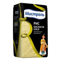 Рис Мистраль Басмати пропаренный Gold 500 г 1 шт