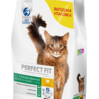 Корм Perfect Fit для стерилизованных котов и кошек курица 10 кг 1 шт