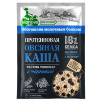 Овсяная каша Bionova протеиновая с толокном и семенами льна 40 г 1 шт