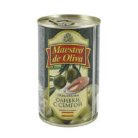 Оливки Maestro de Oliva с семгой 1 шт
