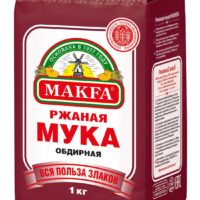Мука "Макфа" ржаная обдирная, 1 кг. 1 шт