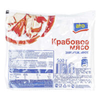 Крабовое мясо Aro замороженное 500 г 1 шт