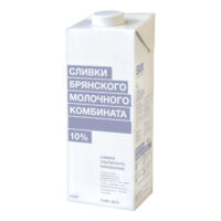 Сливки БМК ультрапастеризованные 10% бзмж 1 л 1 шт